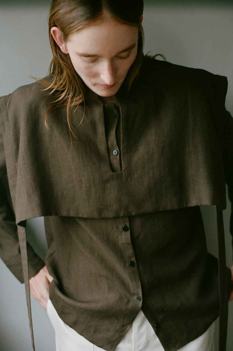 BANG BANG | HEMP BIB SHIRT