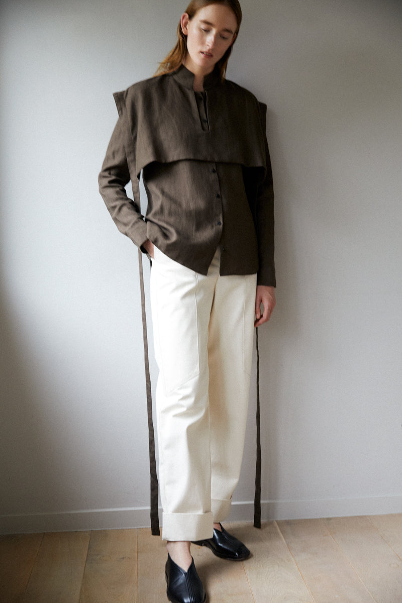 SOLO | ORGANIC COTTON LONG POCKET TROUSER