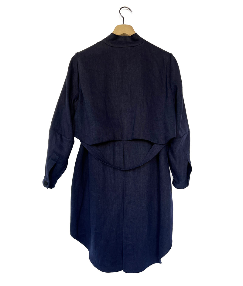 TOGETHERNESS | INDIGO HEMP DENIM COAT